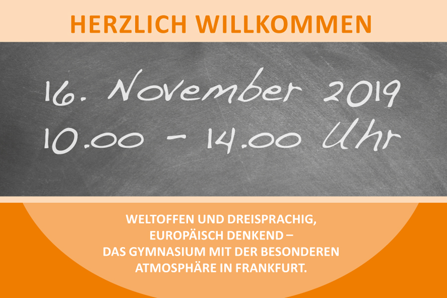 Tag der offenen Tür – Erasmus Frankfurter Stadtschule – ganztags und trilingual